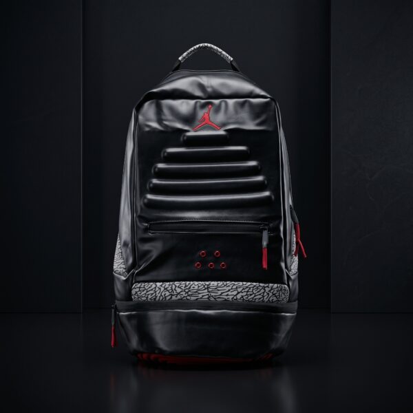 Air Jordan 3 Retro Backpack in the classic "Black Cement"