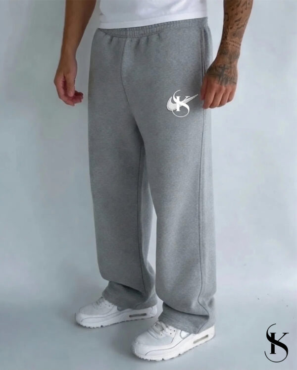 Premium 300+ GSM Wide Leg Trouser - Grey